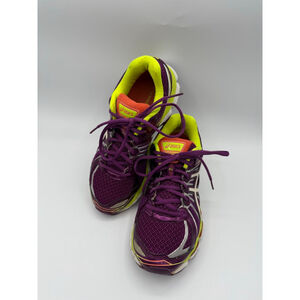 ASICS Gel-Nimbus 15 Women’s Running Shoes Purple Neon Size 8